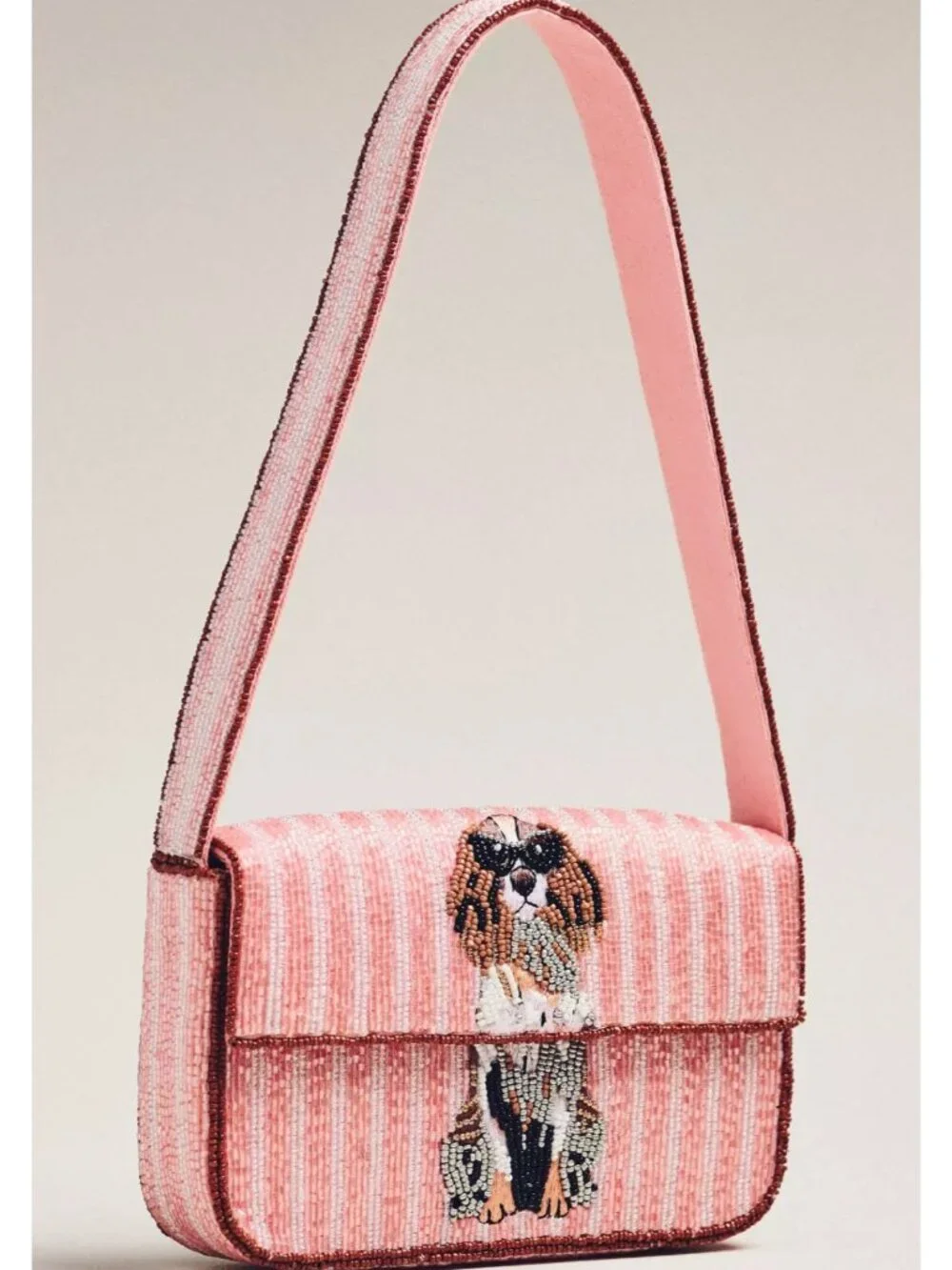 The Fiona Beaded Bag: Animal Edition Cocker Spaniel